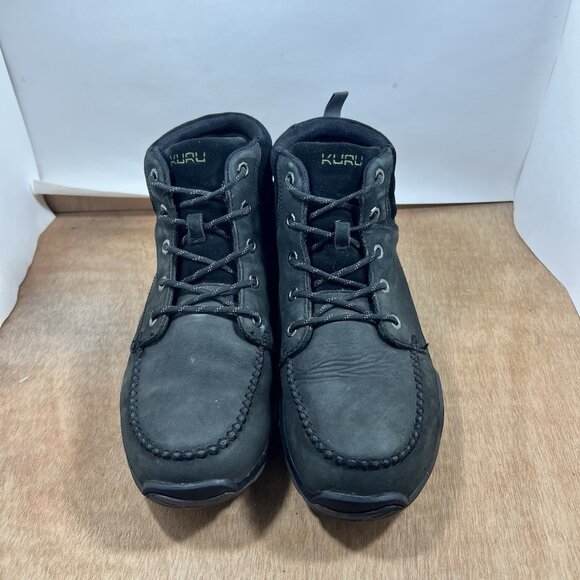 KURU Quest Men\'s Black Leather Ankle Support Lace Up Camp Hiking Boots Size 13 main image 8